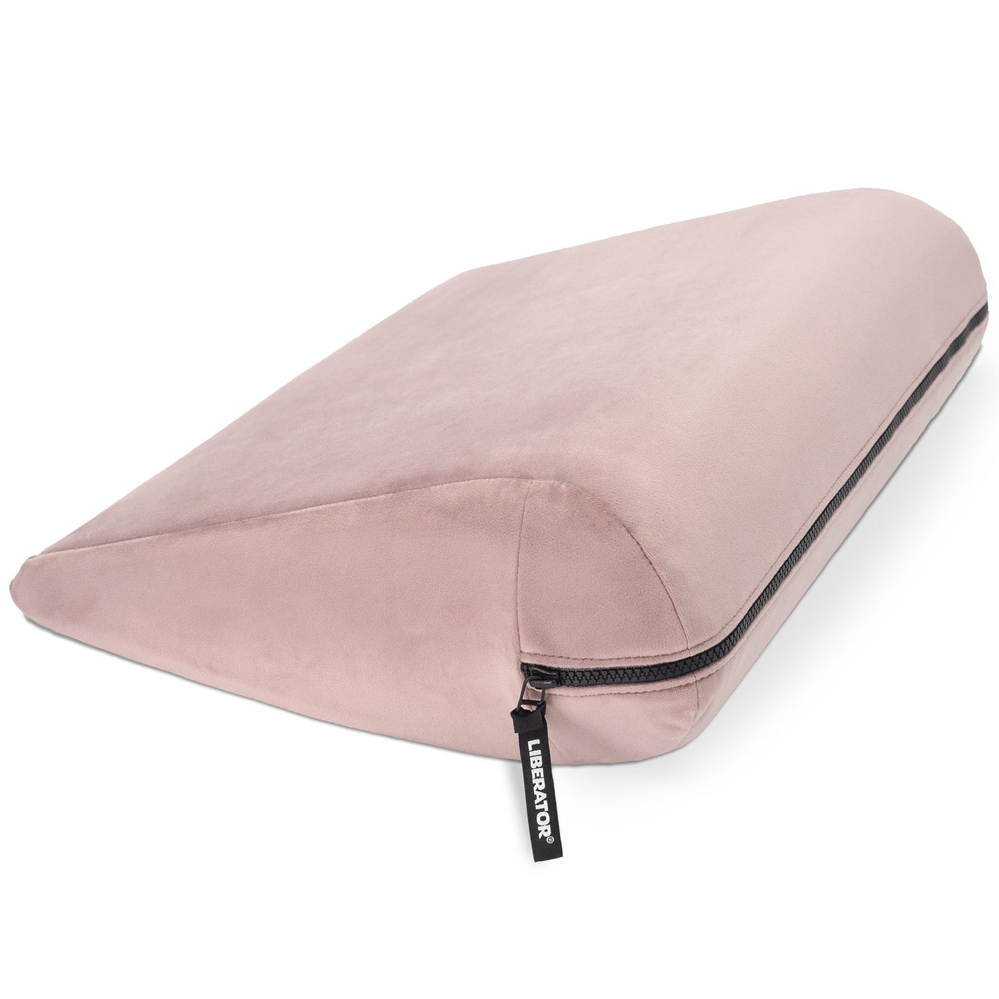 A rose colored Jaz, Bedroom Furniture by Liberator position wedge.